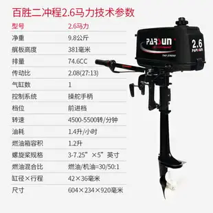 優購生活~百勝船外機船用馬達推進器二沖四沖尾掛機沖鋒舟汽油機皮艇發動機釣魚船/充氣船/橡皮船/橡皮艇/竹筏/漁船/汽艇