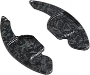 ontto ABS Plastic Car Steering Wheel Shift Paddle Shifter Extension fit for Audi A3 S3 8V A4 S4 A5 S5 B8.5 A6 S6 A7 S7 C7 Q5 Q7 2013 2014 2015 2016 Accessories Gear Shift Paddle 2pcs Chaotic Black