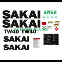 在飛比找蝦皮購物優惠-Sakai TW40 串聯壓路機貼紙保證