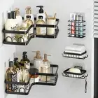 Corner Shower Caddy, 5 Pack Bathroom Shelf, Non Drilling Adhesive Shower Shelf,