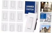 Digital Dimmer Light Switch for 300W Dimmable Single-Pole / 3-Way 10 White