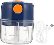 ZUNOXAZ 1Set Electric Garlic Masher Mini Household Food Masher for Garlic Food Vegetables Portable Easy to Clean with Transparent Container for Home Cooking
