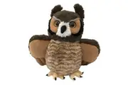 Wild Republic: Great Horned Owl - 12" Cuddlekins Plush