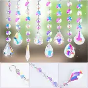 8x Drop Sun Catcher Crystal Light Witchy Suncatcher Prism Rainbow Window Hanging