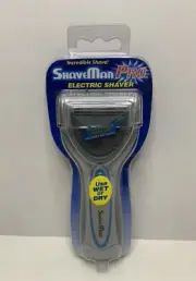 NEW travel ShaveMan Pro electric battery shaver adjust trimmer camping Wet/Dry