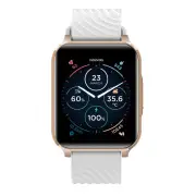 Motorola Model M70 Smart Watch - Rose Gold / White Strap