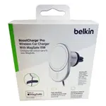 BELKIN BOOSTCHARGE PRO 車用無線充電器 15W MAGSAFE (不包括電源轉接器)(平行進口)