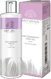 MITVANA Anti-Dandruff Hair Oil 200ml with Tulsi & Clove