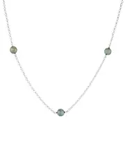 Splendid Pearls Silver 8-9mm Pearl Necklace