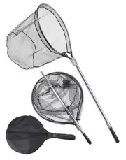 Rubber Fishing Net - Large Saltwater Fishing Landing Net with Extra Large