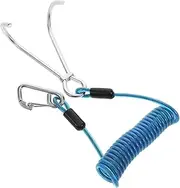 Double Reef Hooks for Scuba Diving Professional Stainless Steel Bait Holder Hooks Enhanced Safety Spring Rope Essential Diving Gear