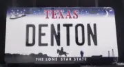 Denton Texas Metal Sign