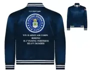BOEING B-17 FLYING FORTRESS AAC* AIR FORCE*EMBROIDERED SATIN JACKET(BACK ONLY)
