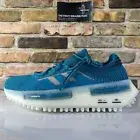 Mens 10.5 - Adidas NMD S1 Running Shoes Blue Teal Low Top Lifestyle Sneaker New