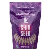 Organic Chia Seeds 12 Oz (Case of 4) by Mamma Chia