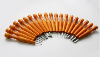 20 pieces basic wood engraving carving tool set for printmaking