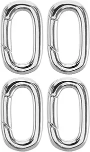jojofuny 4pcs Jewelry Clasp Easy Necklace Shortener Bracelet Carabiner Connectors for Jewelry Making for Necklaces Bracelets