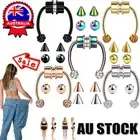 Non-Piercing Magnetic Fake Septum Nose Ring Segment Helix Tragus Faux Clicker #C