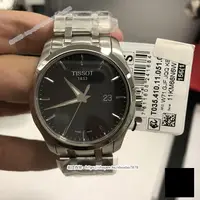 在飛比找旋轉拍賣優惠-海外代購正品天梭Tissot手錶 庫圖系列不鏽鋼帶瑞士石英男