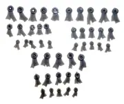 Last Stand Accessories ACC001 - Ribbon Seals - Assorted Round Button Seals