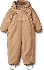 [Wheat] Children's Unisex Snowsuit Winter Rain Suit Lined Evig Size Certified