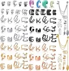 81 Pcs Ear Cuff Helix Cartilage Ear Clip on Wrap Earrings Ear Cuffs for Women Me