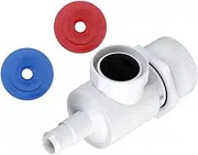 Wall Fitting Connector Fit for Polaris Cleaner, Connector Replacement Part Compatible with Polaris Zodiac 3900 480 380 280 180 Pool Cleaners Universal Quick Connect Wall Fitting Replaces 9-100-9001