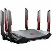 MSI RADIX AXE6600 Wi-Fi 6E Ethernet Wireless Router - Tri Band - 2.40 GHz ISM Ba