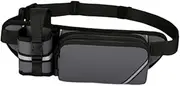 Aymzbd Adjustable, Fashionable, Waterproof Waist Bag for Running, Traveling, and Exercising, Grey