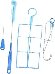 Long-Handled Water Bladder Brush Set 4pc Kit for Outdoor Sports Reusable Wire Brush for Camping Hiking and Backpacking