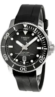 TISSOT Seastar 2000 Powermatic 80 46MM Rubber Men's Watch T120.607.17.441.00