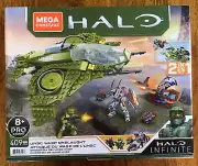 Mega Construx 409 piece Halo Infinite UNSC Wasp Onslaught 2 in 1 Building Set