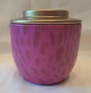 NWT Tabitha Brown x Target Salted Jasmine Candle Purple Tiger Print Gold, 12 oz