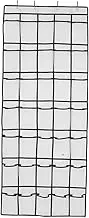 WEKAMOS Over the Door Shoe Organizer with Mesh Pockets Closet Storage for Shoes Socks Accessories Maximizes Space Utilization Ensures Ventilation