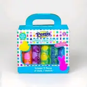 Easter Peeps Kids Chalk and Stencil Set Arts & Crafts