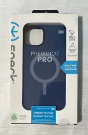 Speck Presidio 2 Pro MagSafe Case For iPhone 15 Plus/14 Plus- Coastal Blue