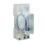 Connected Switchgear 1 Pole 13(4)A DIN Rail 24 Hour Analouge Timer