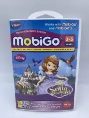 VTECH MobiGo Touch Learning System Game Disney Sofia the First Ages 3-5 Yrs New