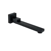 AQUAPERLA Blaze Black Bath/Basin Wall Spout