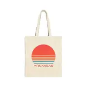 Arkansas Cotton Canvas Arkansas Tote Bag - Retro 80s
