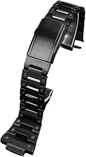 [PnterLoce] WatchBand Fit for Casio Edifice Series GST-B400 EFB-680 CL-7A ECB-10D 14mm Solid Stainless Steel Metal Watch Strap Bracelet