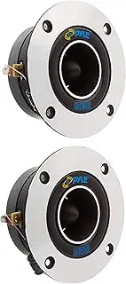 PYLE-PRO 1”Car Audio Speaker Tweeter -300 Watt High Power Super Titanium Tweeter System w/ 3.75 Inch Aluminum Bullet Horn,2kHz-25 kHz Frequency, 98 dB, 4-8 Ohm, Heavy Duty 20 oz Magnet -PDBT19 (Pair)