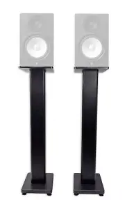 (2) Rockville 28" Studio Monitor Speaker Stands For Yamaha HS5 Monitors