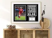 Stunning Quality Mo Salah Signed/Autographed Motivational Print. Liverpool. Football. (A3 Print 42cm x 29.7cm)
