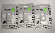 Case-Mate Dog TAG Collar Holder for AirTag - Dogs / Glow In The Dark Lot of 3