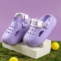 在飛比找PChome24h購物優惠-Cheerful Mario 潮流洞洞鞋-紫色