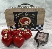 Nancy Wiseman PM Design Group Apple Box/basket Decor Lot Apples Coat Hanger