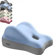 [Generic] Butt Cushion for Couples,Butt Cushion Couples Pillow, Wedge Pillow Memory Foam, Suitable for Home Use, Ideal for Sitting and Lying, Provides Intimacy Support (Blue)