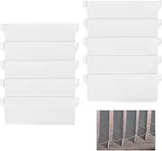 Colexy 10 PCS Vertical Blinds Slats, 127mm / 5 Inches White Vertical Blind Weights, Replacement Spares Bottom Weights Slats Repair KIT