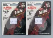 2 Packs Berkley Trout Rigs Trilene XL 4 LB #14 Treble Hook